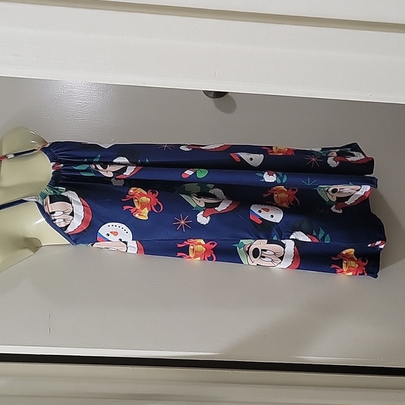 Mickey Mouse Joy to the World Women's Sleeveless short Dress - Picture 4 of 7